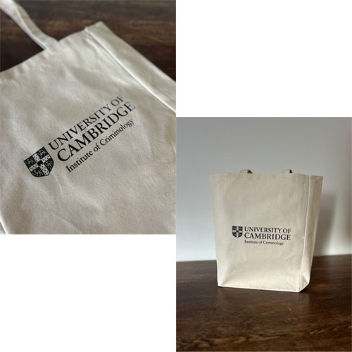 Institute of Criminology Wide Tote Bags