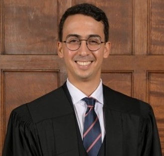 Picture of Ali Jebari in a graduation gown