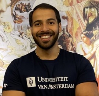 PhD student Karan Tripathi standing with arms folded Picture of PhD student Karan Tripathi