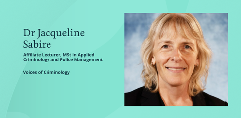 A poster promoting an interview with Dr Jacqueline Sebire.