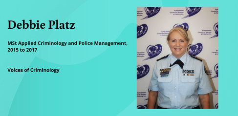 A photograph of former MSt student Debbie Platz.