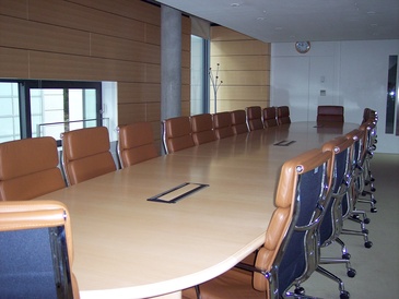 Boardroom table and chairs