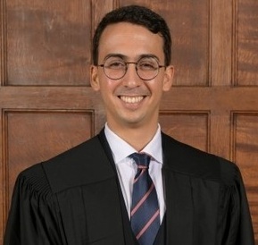 Picture of Ali Jebari in a graduation gown