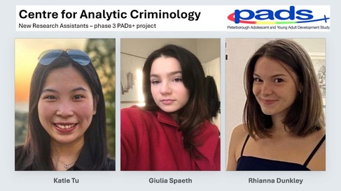 Picture of the three research assistants