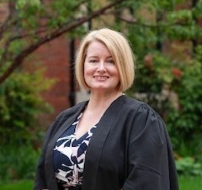 Picture of Ruth Stephens in a graduation gown