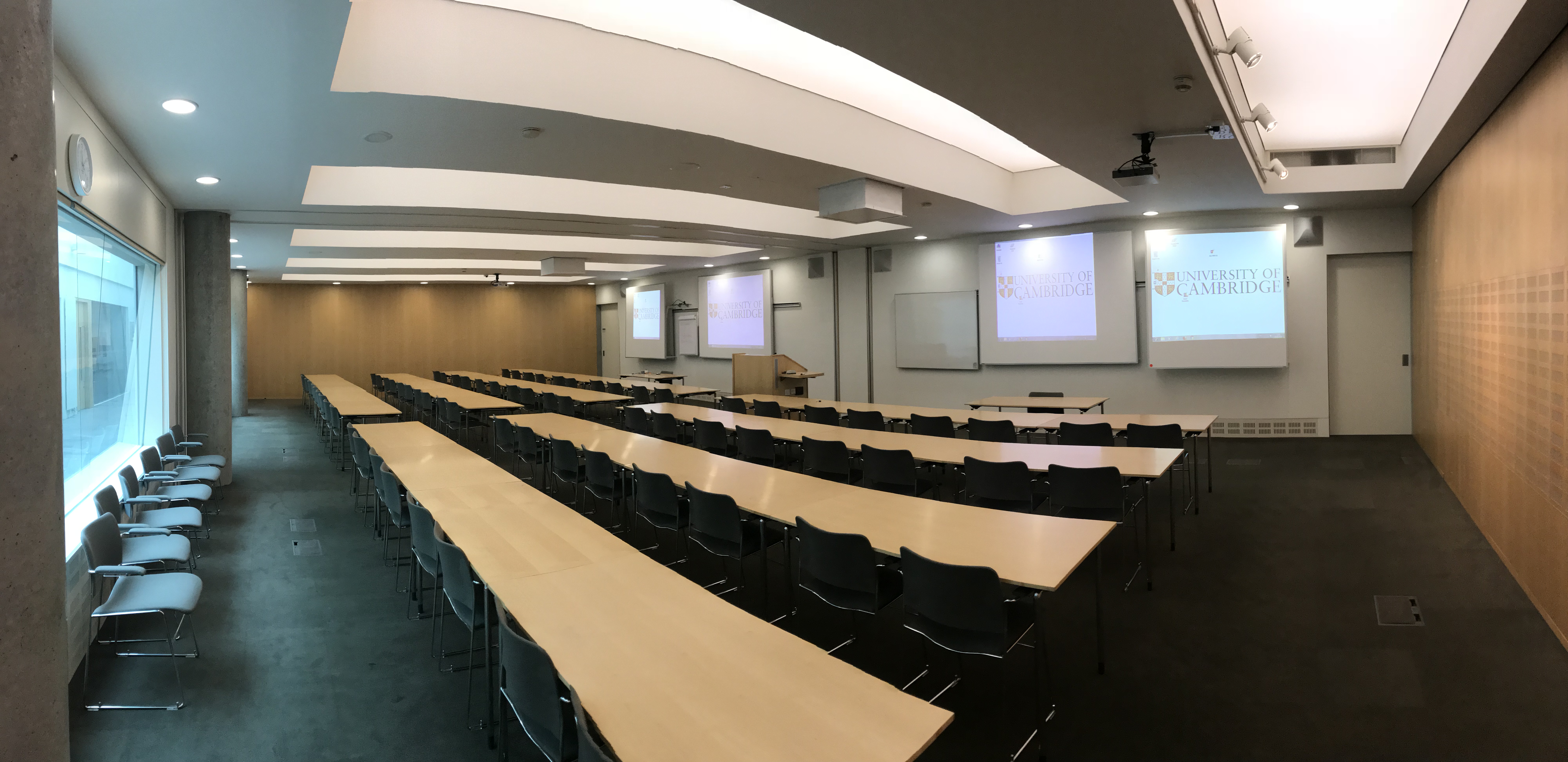 B3 and B4, Basement Seminar Rooms, Combined.